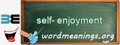 WordMeaning blackboard for self-enjoyment